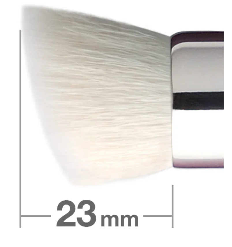 Hakuhodo G5554 Duo Fibre Brush Round & Angled 4mm (BkSL) Hair:Goat & Synthetic fiber