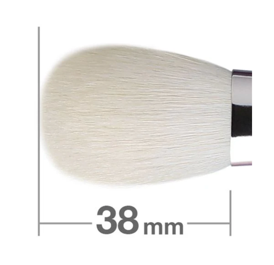 Hakuhodo J110 Blush Brush Round & Flat Hair:Goat (best selling Hakuhodo)
