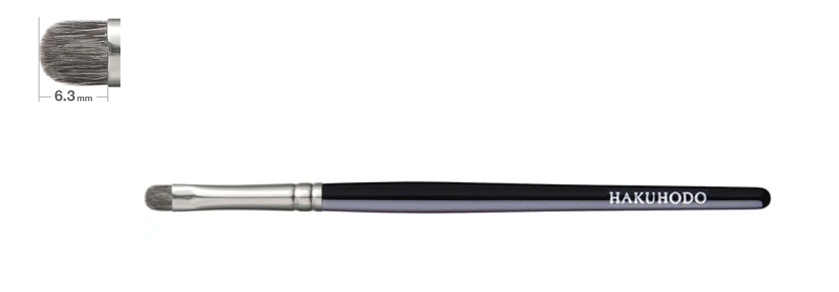 Hakuhodo G005A (grey squirrel /goat) BkSL