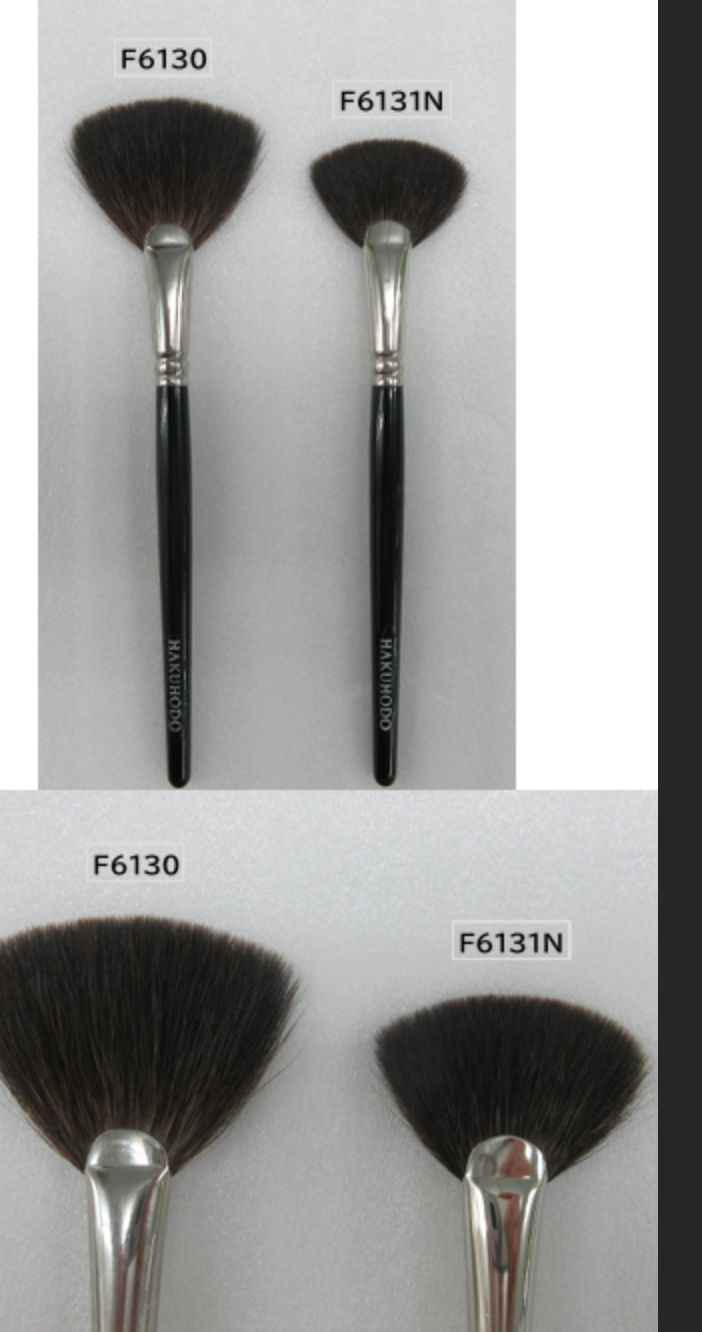 Hakuhodo F6130 Ougi (grey squirrel 100%)