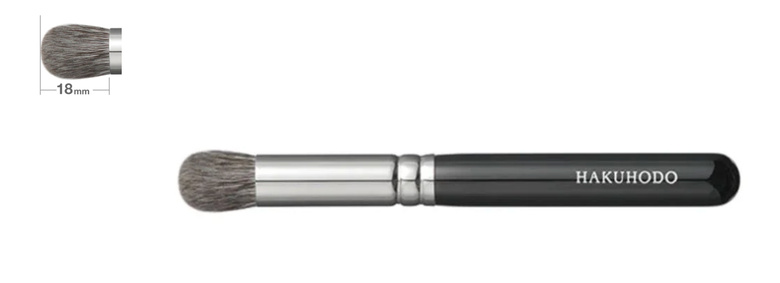 Hakuhodo G214A (grey squirrel /goat) BkSL
