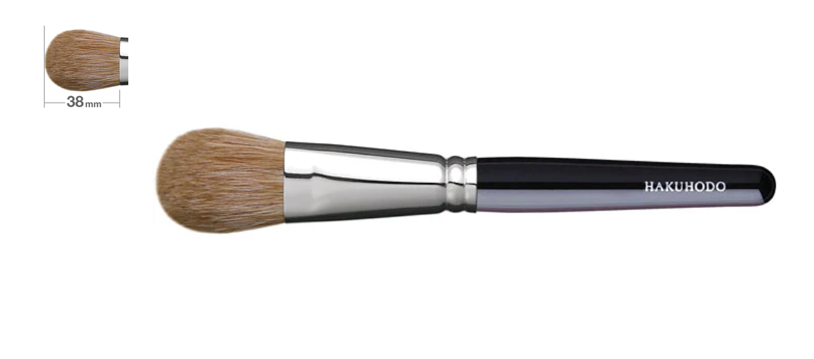 Hakuhodo I5519E Blush Brush Round & Flat(Synthetic)