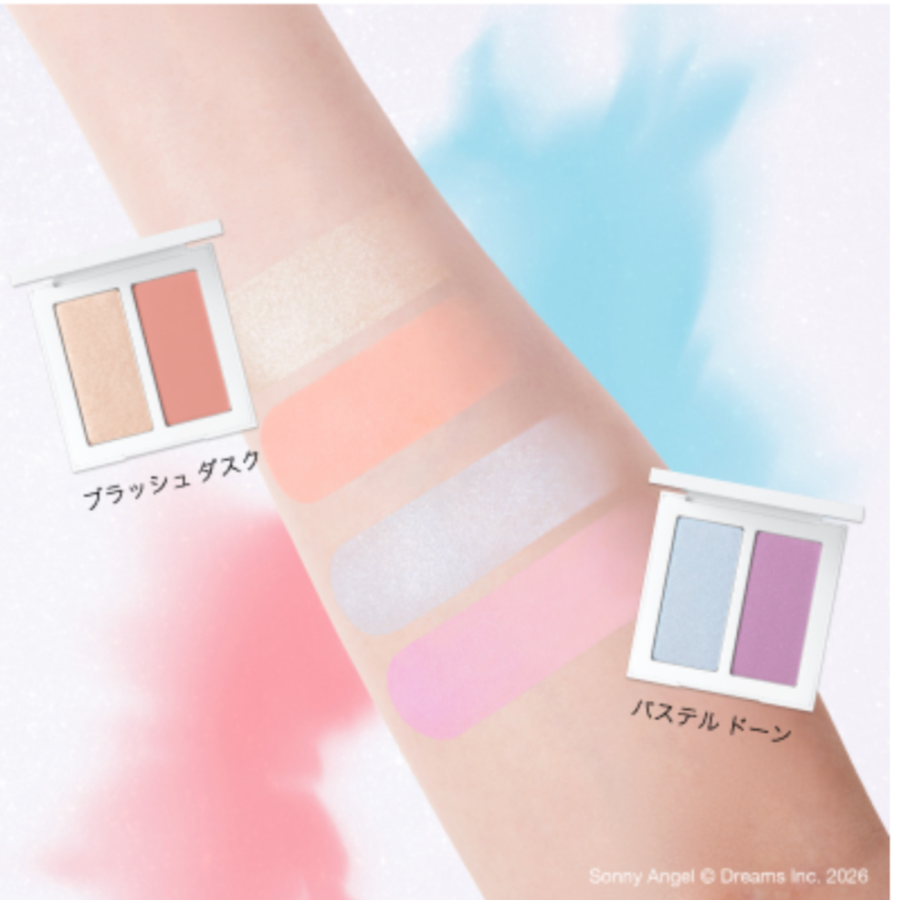 2026 Shu Uemura x Sonny Angel Blush palette フェイスデュオ