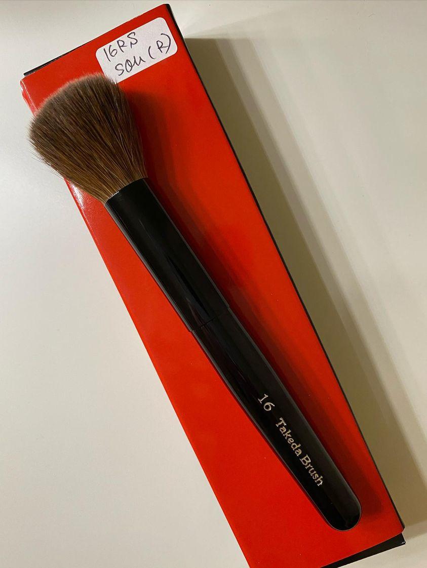 Takeda 16RS SQU R (red squirrel) Cheek/highlight Brush -Red Squirrel h –  fudejapan