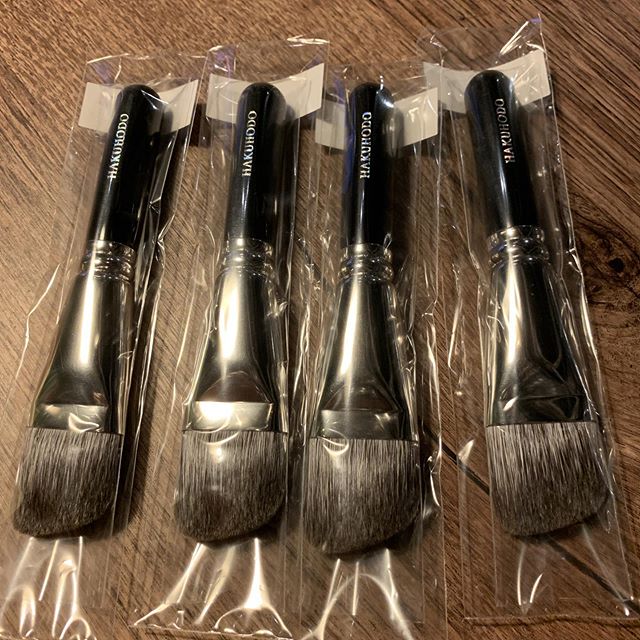Hakuhodo G503 Blush Brush Angled (Hair:Goat & Horse) BkSL