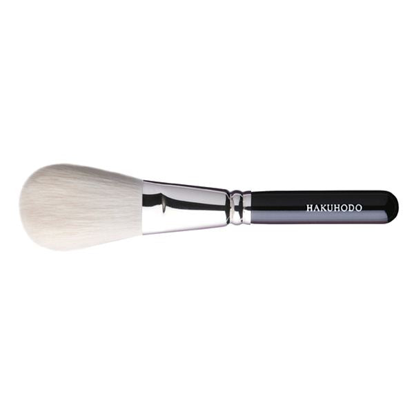 Hakuhodo G5535 Blush Brush Round & Flat (Hair:Goat) BkSKL