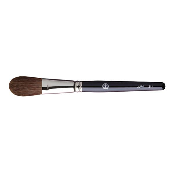 Hakuhodo 211 Blush Brush Round & Flat ( Hair:Horse)
