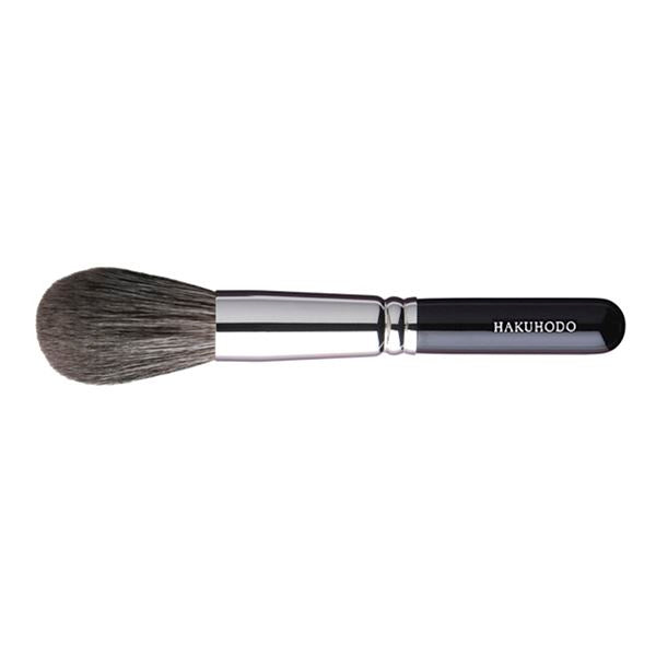 Hakuhodo G509 Powder Brush Round BkSL ( Hair:Blue squirrel & Goat)
