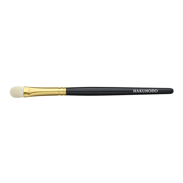 Hakuhodo S133HSBk Eye Shadow Brush Round & Flat (Hair: Horse & Synthetic fiber)