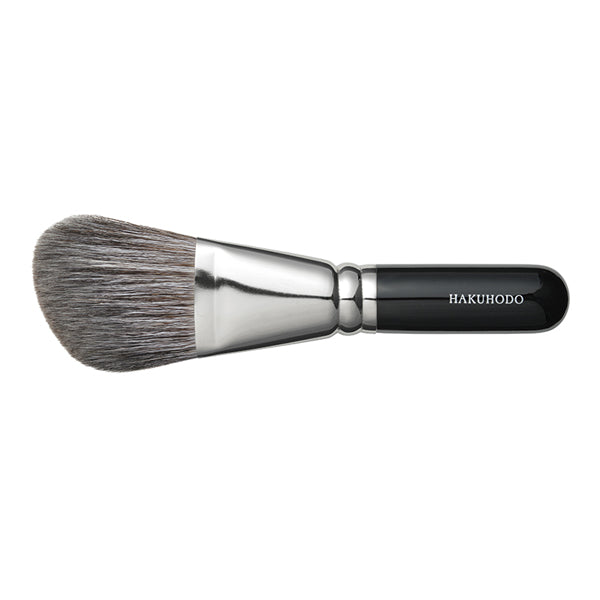 Hakuhodo G100A Finishing Diagonal BkSL (Hair Material: Gray Squirrel & Goat)