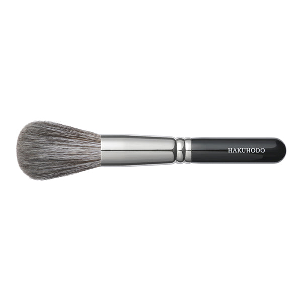 Hakuhodo G104A Powder Round BkSL (Hair Material: Gray Squirrel & Goat)