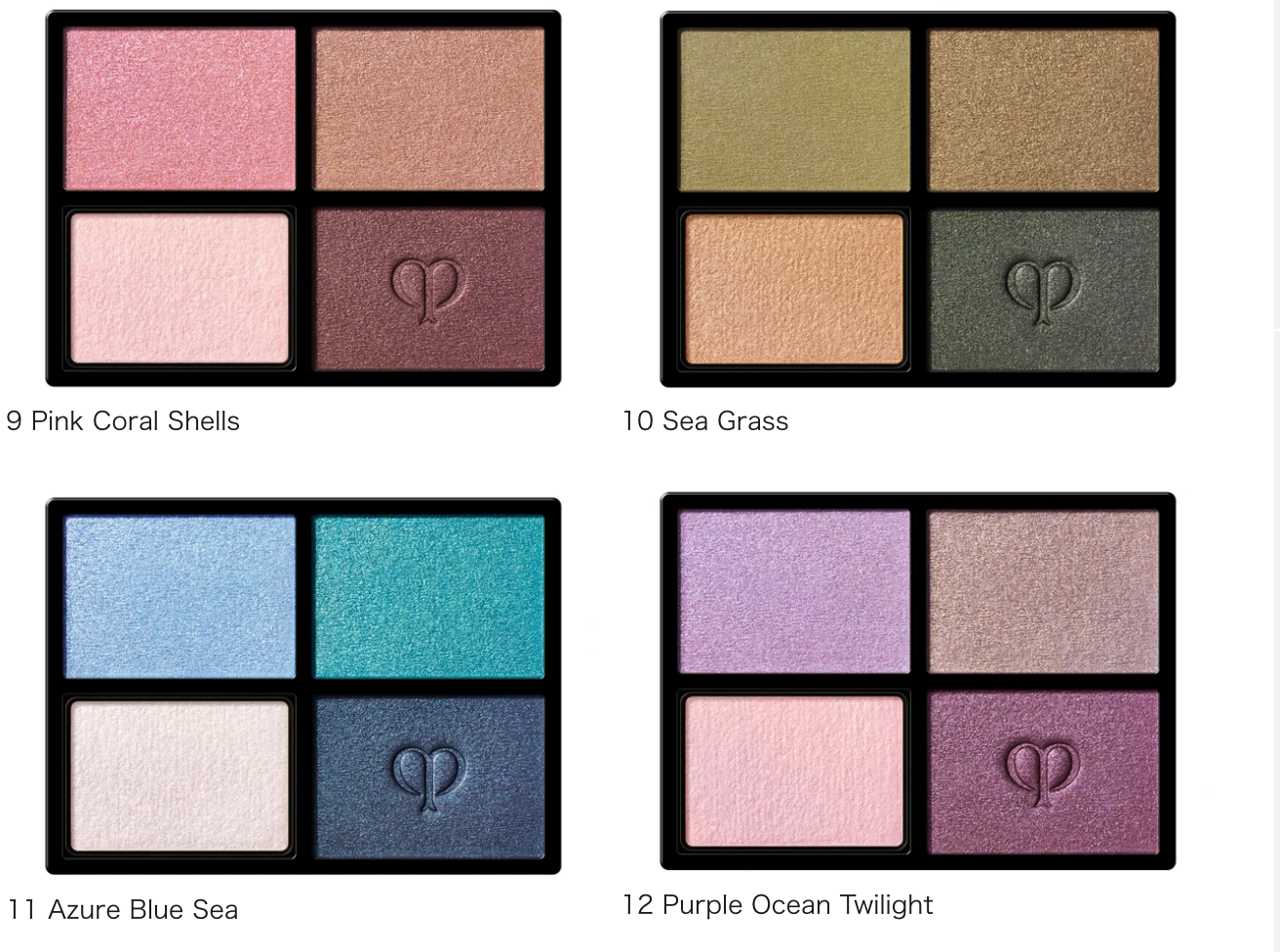 Cle de Peau Beaute (CPB) 4 color eyeshadow