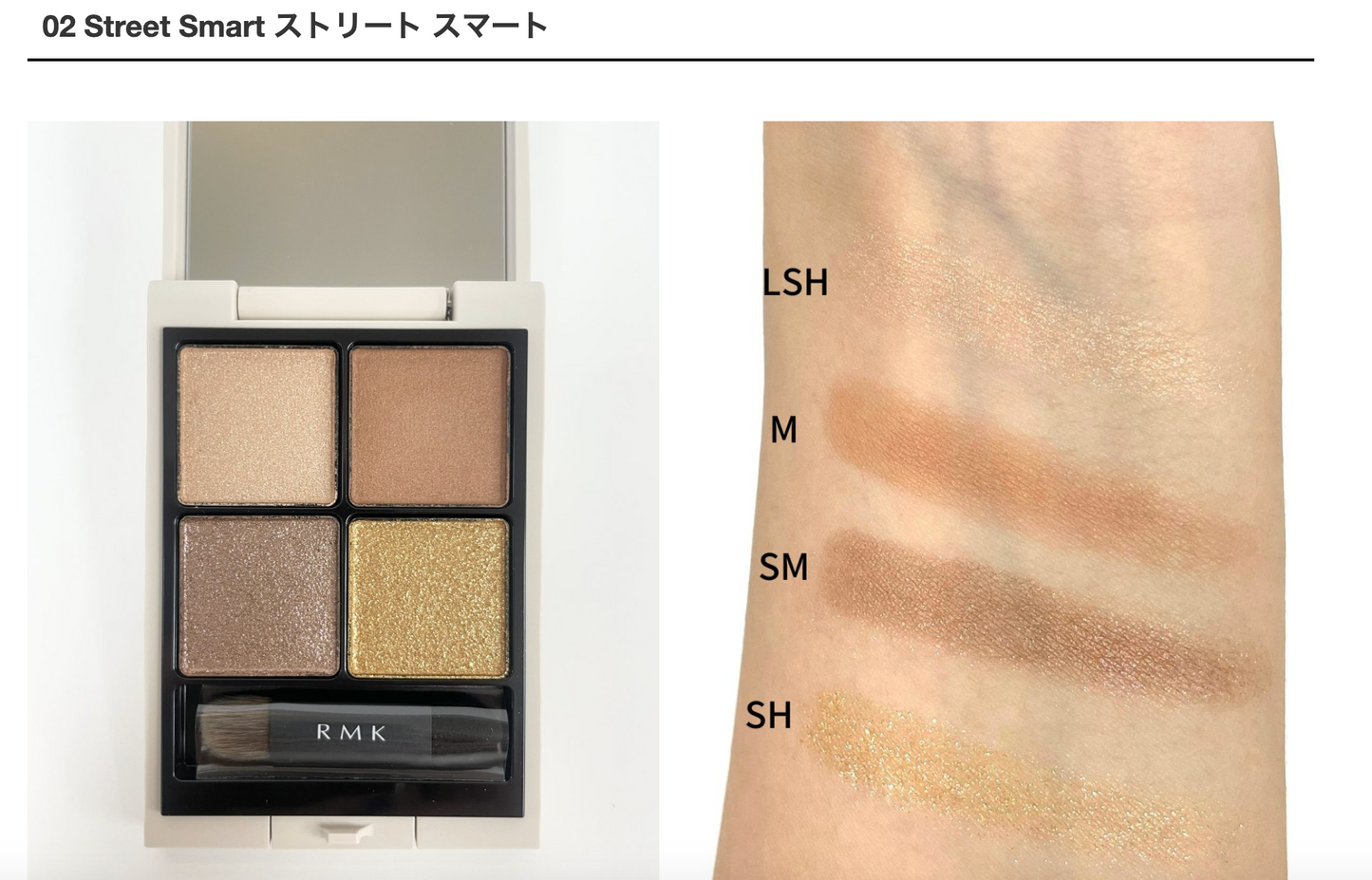 RMK Synchromatic eyeshadow palette