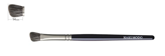 Hakuhodo G239 Eye Shadow Brush Angled (Blue squirrel & Goat)