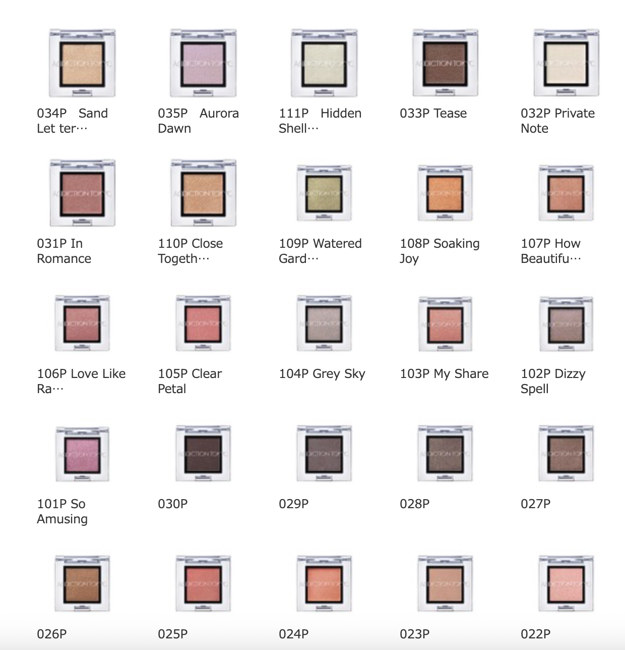 Addiction The Eyeshadow Pearl