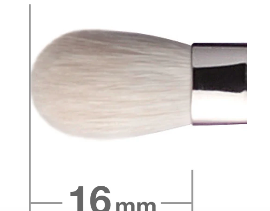 Hakuhodo J5523 Eye Shadow Brush Round & Flat  (Basics/Selections) Hair: Goat