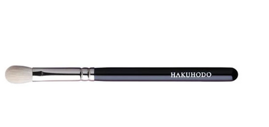 Hakuhodo J5523 Eye Shadow Brush Round & Flat  (Basics/Selections) Hair: Goat