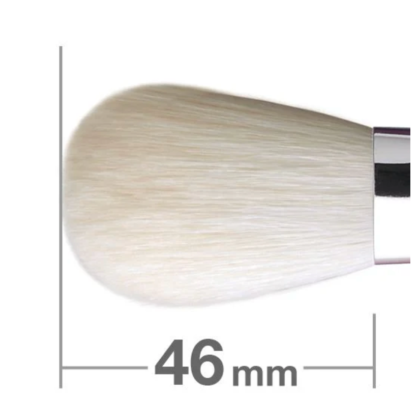 Hakuhodo J507  Blush Brush Round & Flat  Hair Type: Goat & Synthetic Fibers