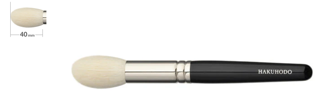 Hakuhodo J9007 Highlight Brush (Pointed)  Hair Type: Goat