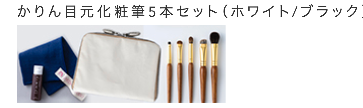 Bisyodo  Karin Eye Makeup Brush 5-Piece Set + Short Handle Brush Case (KR-SET5)