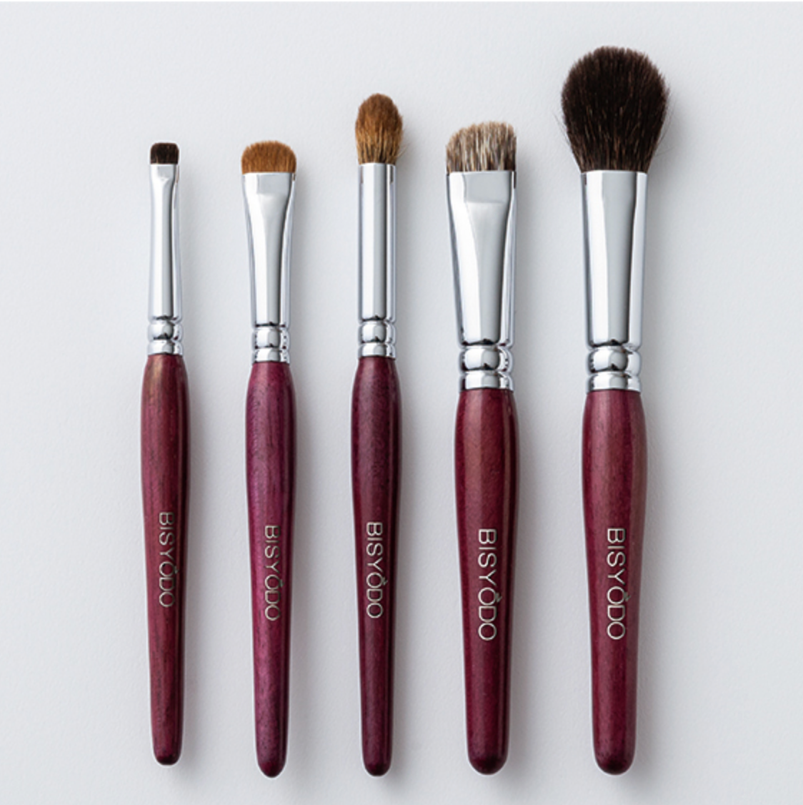 Bisyodo Purpleheart Eye Makeup Brush 5-Piece Set (PH-SET5)