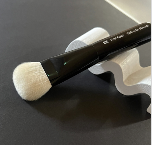 Takeda [Black Short] Foundation Brush 19LF EX (100% Saikoho Hair)