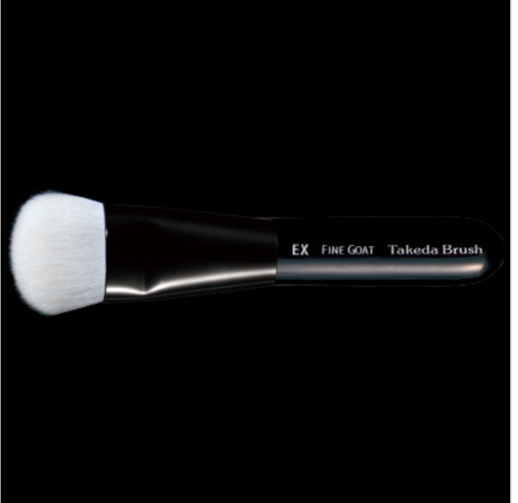 Takeda [Black Short] Foundation Brush 19LF EX (100% Saikoho Hair)