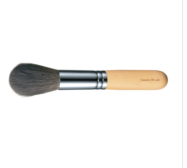 Takeda (Maple handle/Silver ferrule) Face Brush 20RSQU-MP (100% Grey Squirrel Hair)