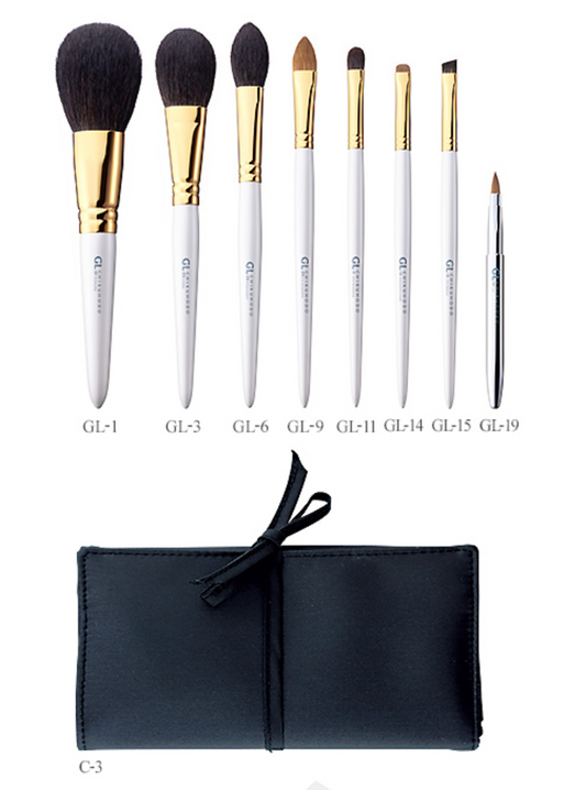 Chikuhodo 8 GL brush set (S-GL-8) (GL/GS series)