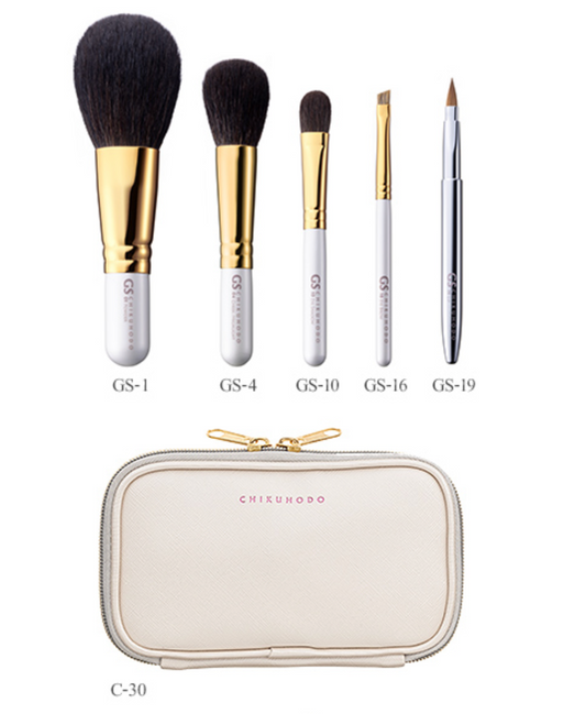 Chikuhodo 5 GS brush set (S-GS-5) (GL/GS series)