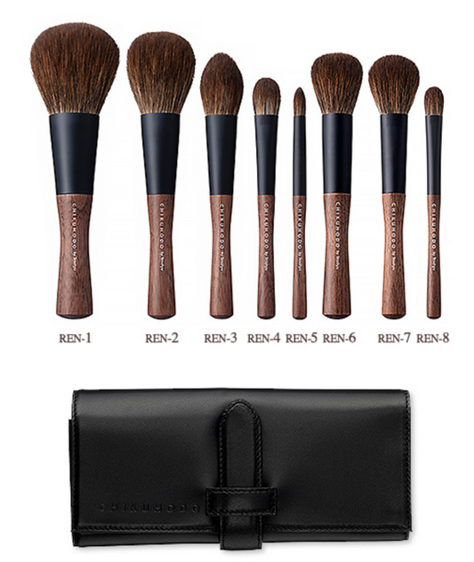 Chikuhodo Ren Series (red fox/grey squirrel) Set