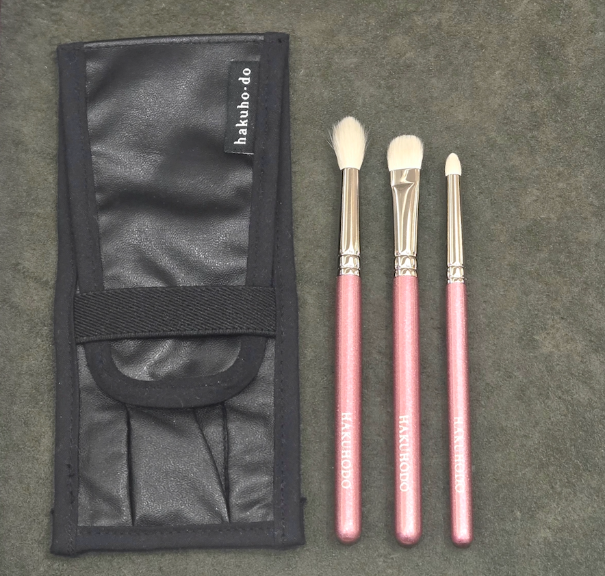 Hakuhodo 3-Piece Eye Makeup Set