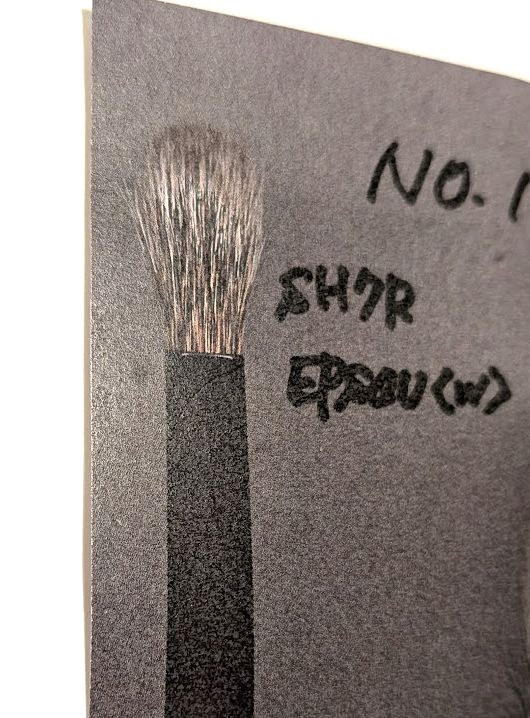 Takeda SH7R EPSQU W (black long handle /black ferrule)