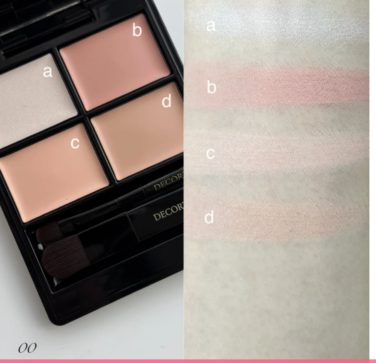 Decorte Tone & Flat Perfecting Palette Concealer  (Aug 21 2026) トーン＆フラット パーフェクティング パレット