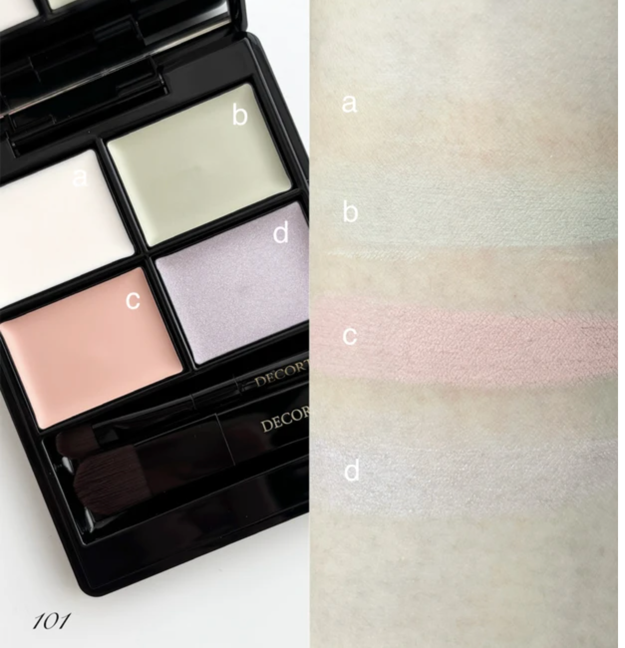 Decorte Tone & Flat Perfecting Palette Concealer  (Aug 21 2026) トーン＆フラット パーフェクティング パレット