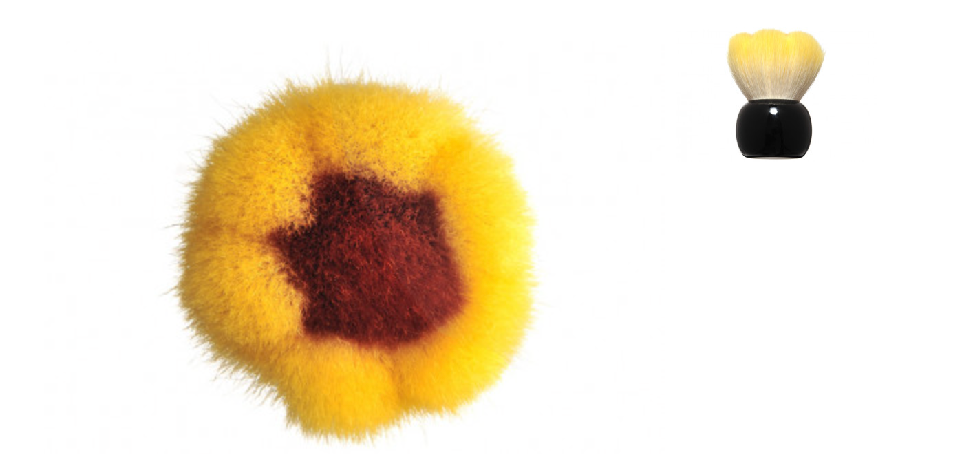 Kihitsu Himawari Brush (Sunflower brush)　goat hair