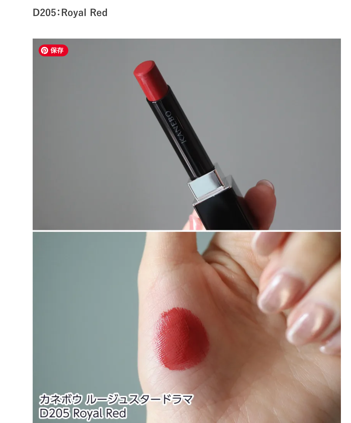 Kanebo Rouge Star Drama Lipstick
