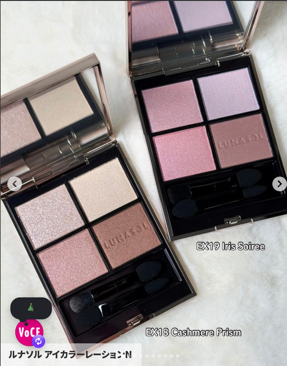 Lunasol Eye Coloration N EX18 EX19 (October Limited Color)　