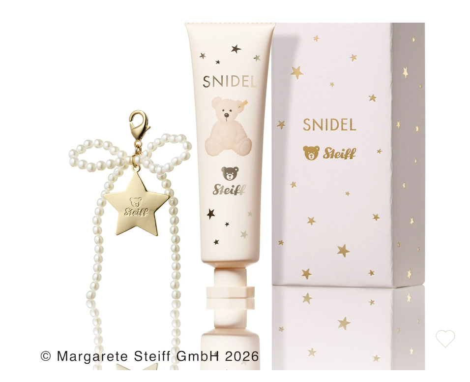 SNIDEL BEAUTY Perfumed Hand & Nail Cream Kit [EX01, EX02] <Steiff collaboration>