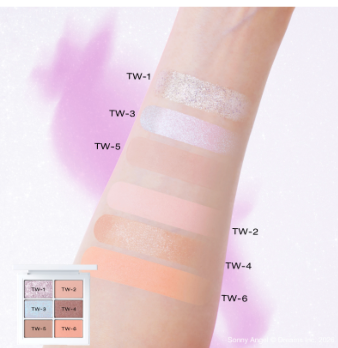 2026 Shu Uemura x Sonny Angel Take Wing eye palette (6 color pallet)