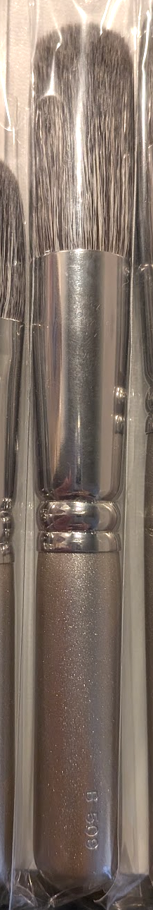 Hakuhodo G509 (B509) Powder Brush Round BkSL (  Hair:Blue squirrel & Goat) (Copy)