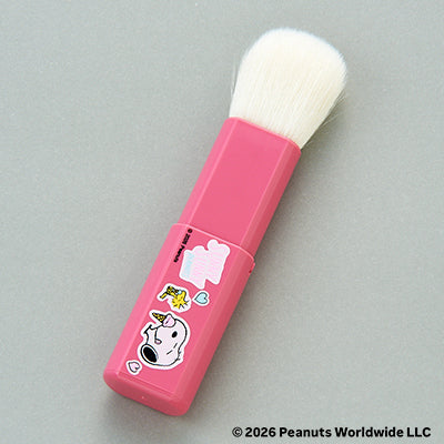 SUNNY SUNNY PEANUTS Portable Powder & Cheek Brush Pink