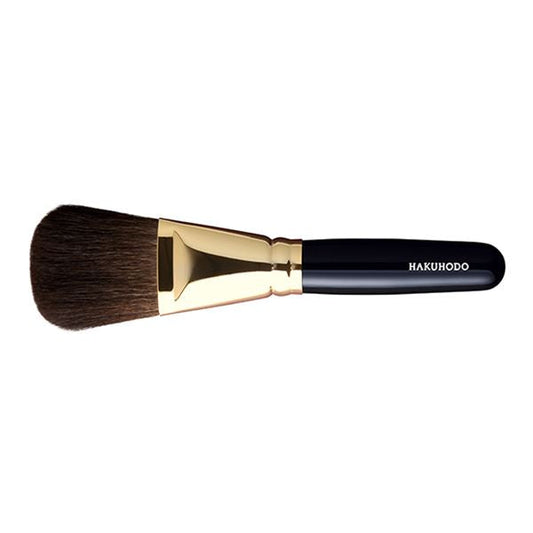 Hakuhodo S102BK  Finishing Brush Round Flat (Hair:Blue squirrel)