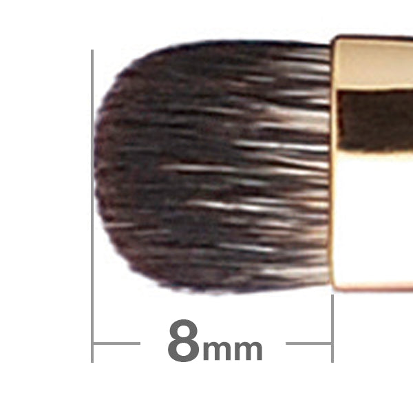 S138Bk Eye Shadow Brush Round & Flat