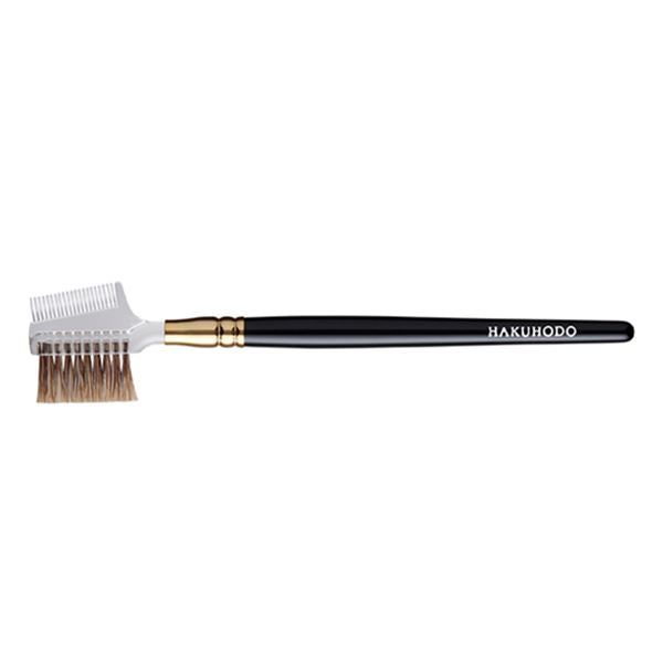 S195Bk Brow Comb Brush Transparent