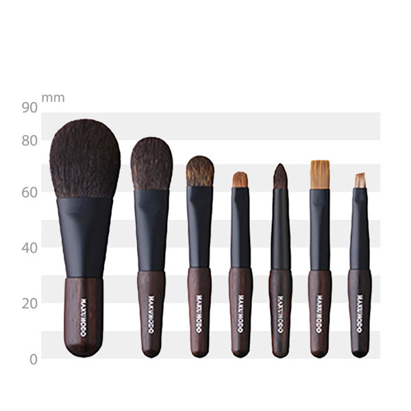 Hakuhodo Portable Kokutan Mini Brush Set