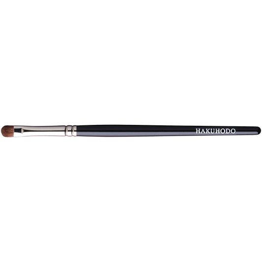 Hakuhodo J144 Eye Shadow Brush Round & Flat (horse) -BkSL