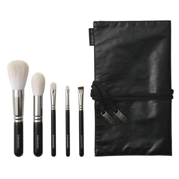 Hakuhodo Basic Selection Brush Set 5 pcs (BkSLN)