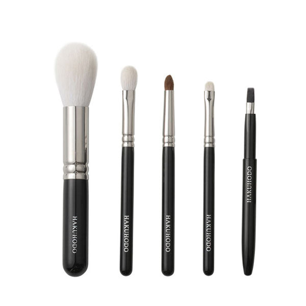 Hakuhodo Basic Selection Brush Set 5 pcs (BkSLN)