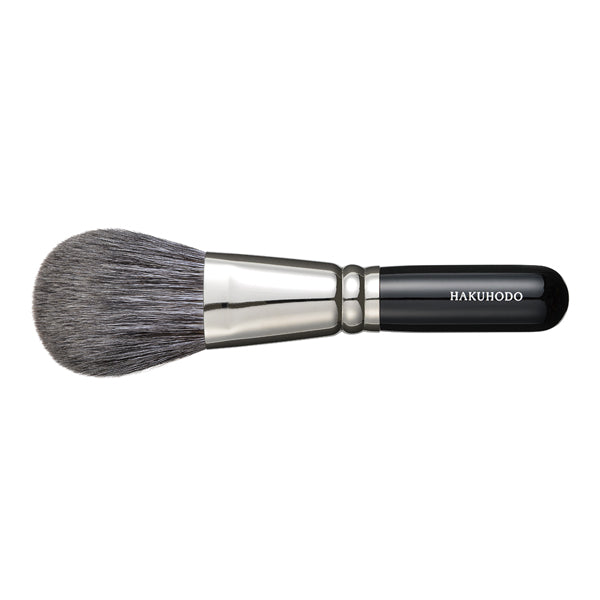 Hakuhodo G5568  Powder Brush - Round Flat (grey squirrel /goat)